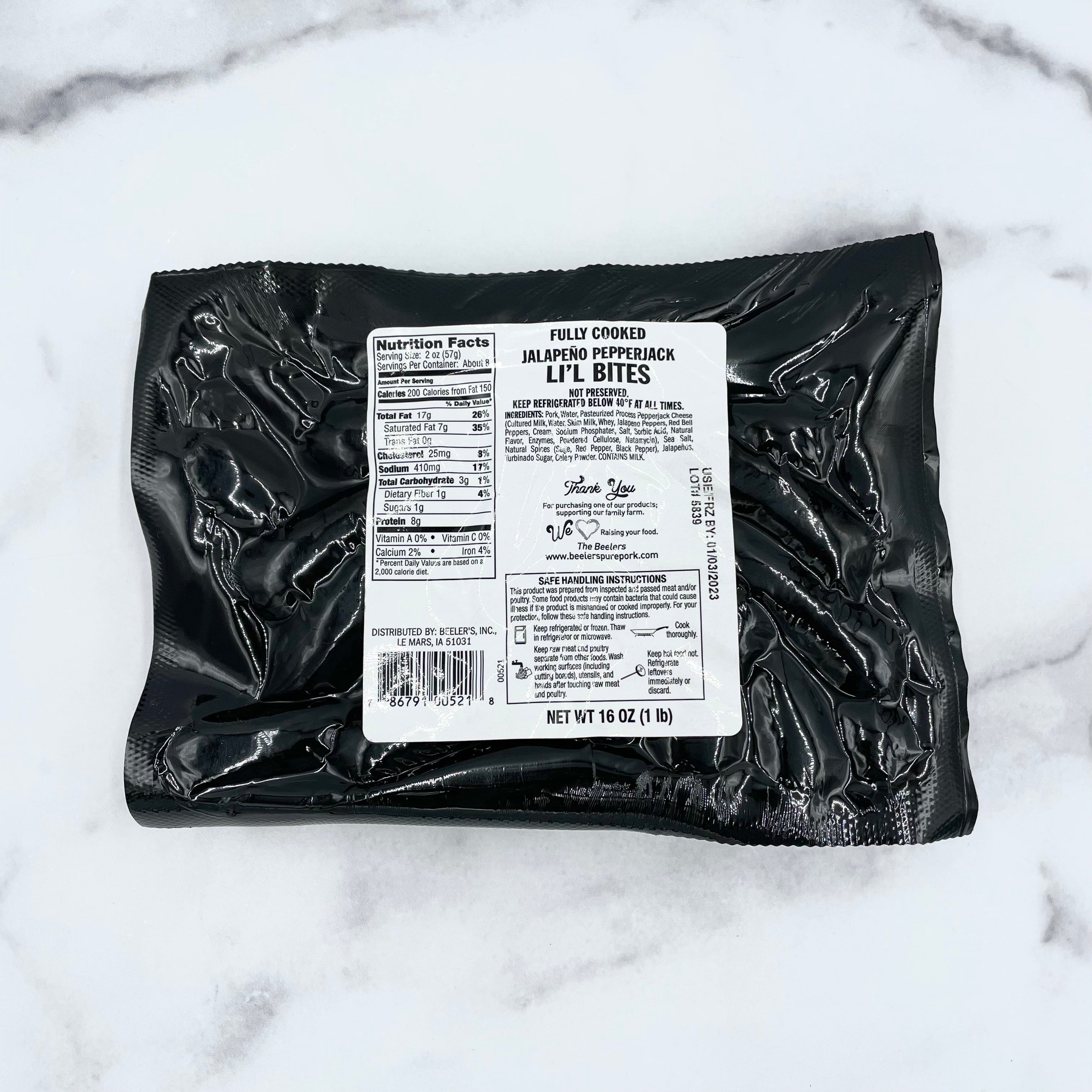 Beeler’s Non-GMO Pork Lil’ Bites