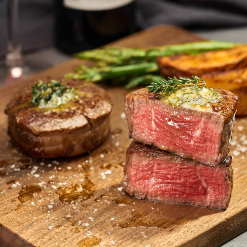 (4) Frozen 6oz Center Cut USDA Choice Angus Beef Tenderloin Filets
