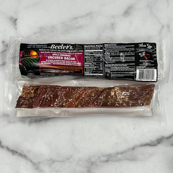 (2) 12oz Beeler's Non-GMO Apple Cinnamon Bacon