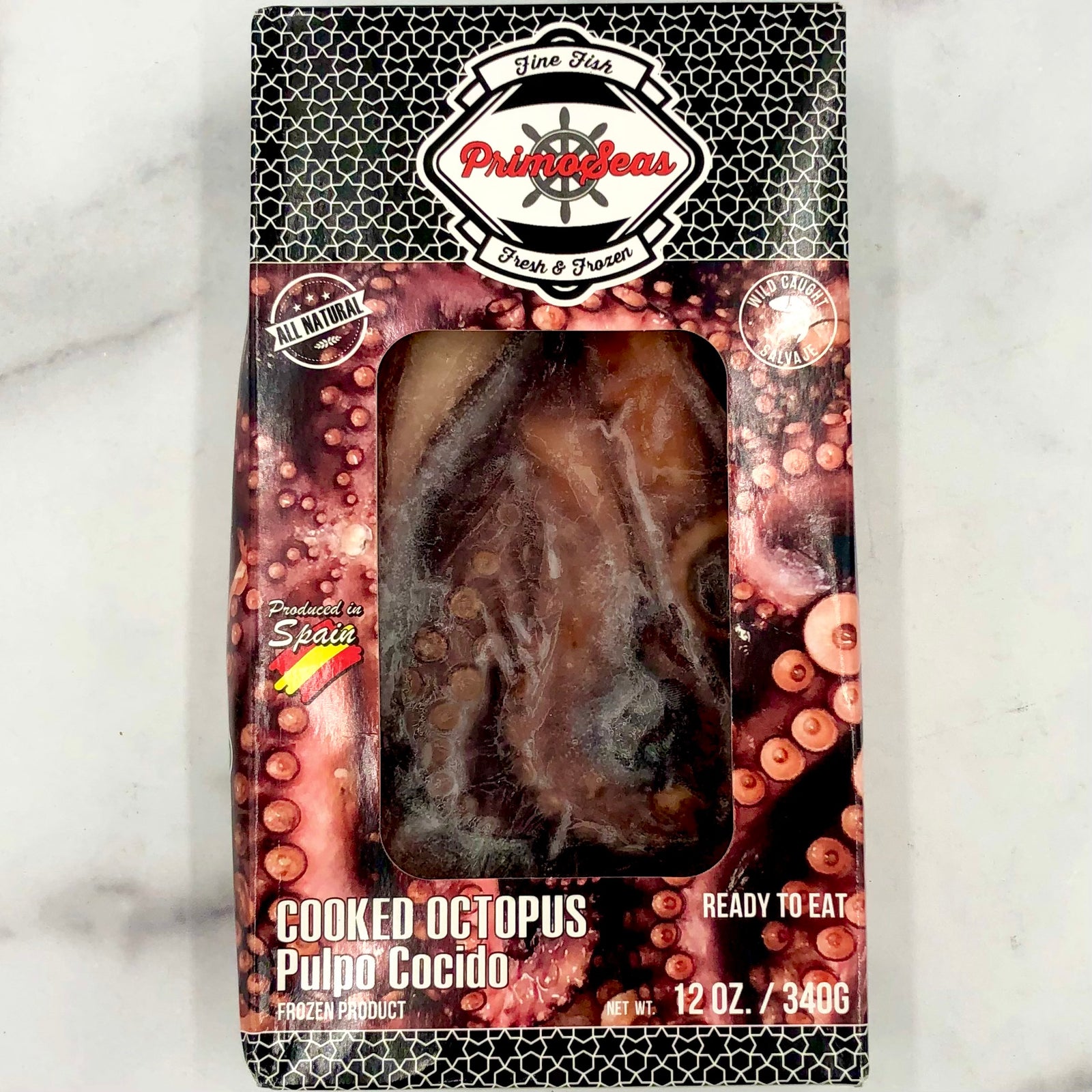 12oz Fully Cooked Spanish Octopus Leg, Ready-to-Serve
