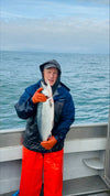 Wild-Caught Copper River Sockeye Salmon Skin-On Side