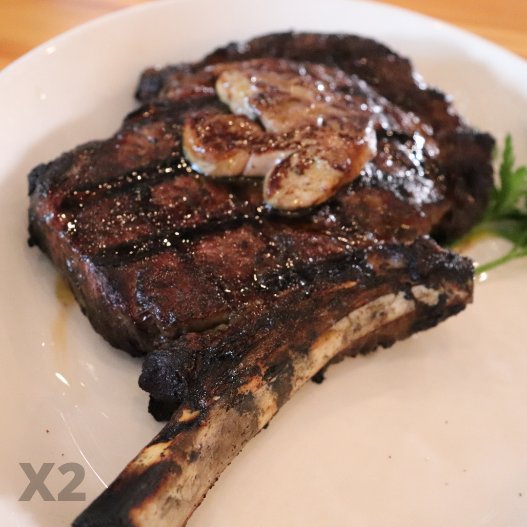 20oz USDA Prime Angus Frenched Bone-In Cowboy Rib Steaks