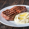 (4) 12oz Center Cut USDA Choice Angus New York Strip Steaks