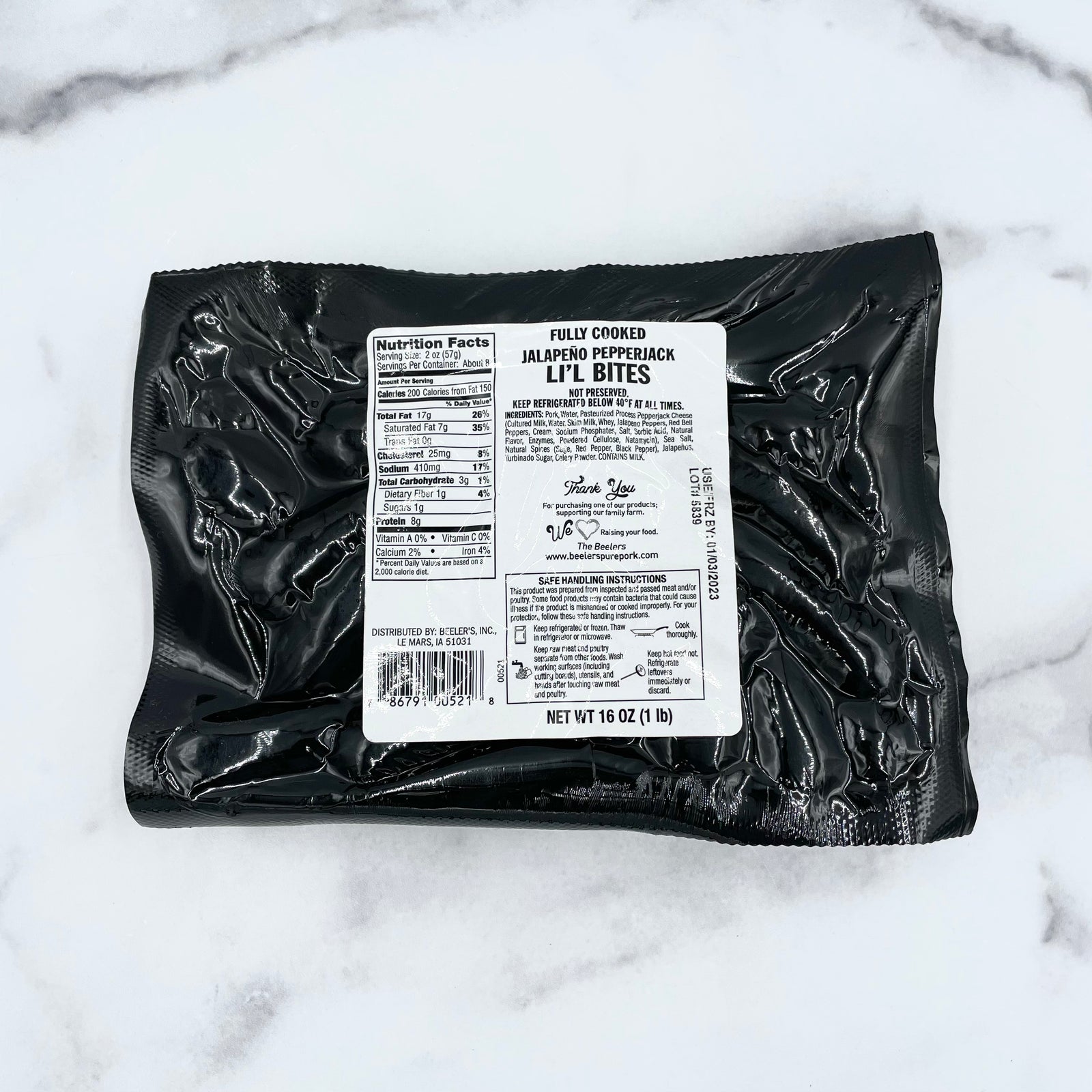 Beeler’s Non-GMO Pork Lil’ Bites