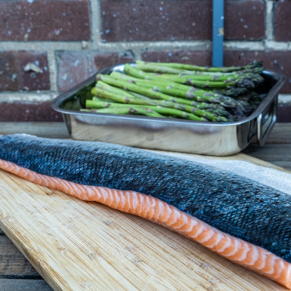 Patagonian Salmon Skin-On Side