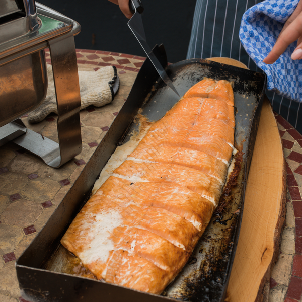 Patagonian Salmon Skin-On Side